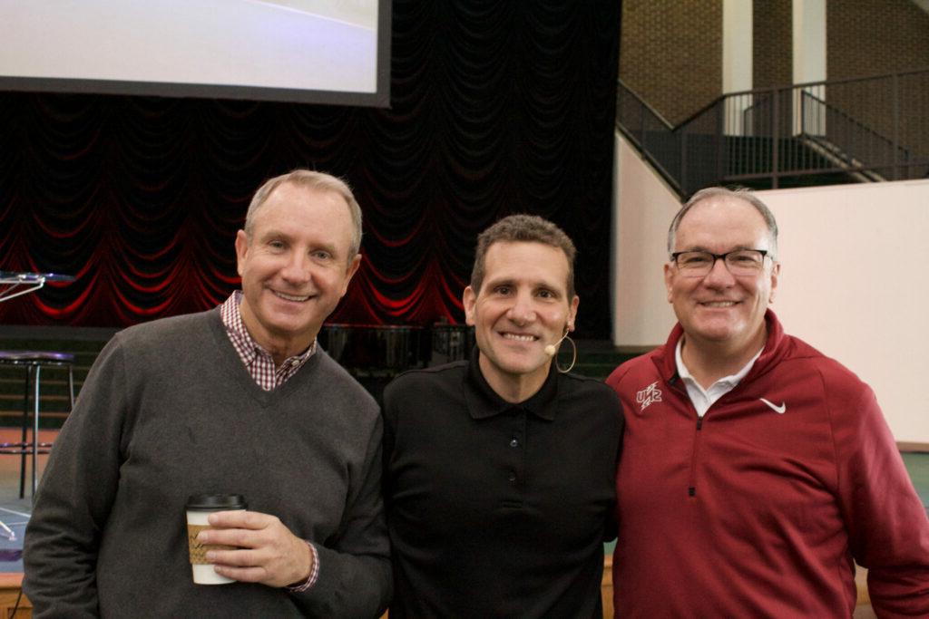 SNU Pres. Dr. Keith Newman, Dr. Lenny Luchetti, Toler RCPL Dir. Dr. Rick Harvey